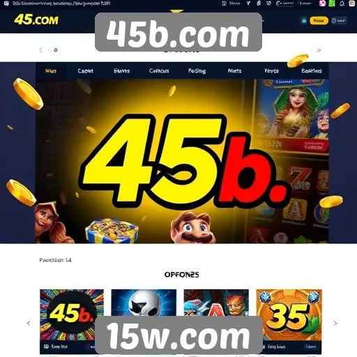 45b.com aposta em jogos de azar online