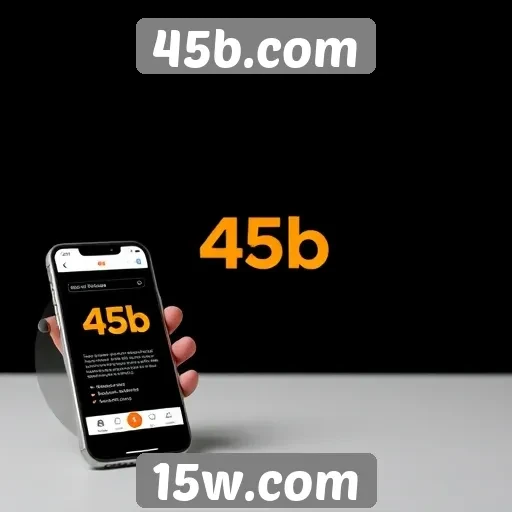 Acessibilidade do site 45b.com em dispositivos móveis